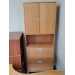 IKEA Effecktiv Blonde Storage Cabinet, 2 Drawers, Enclosed Upper